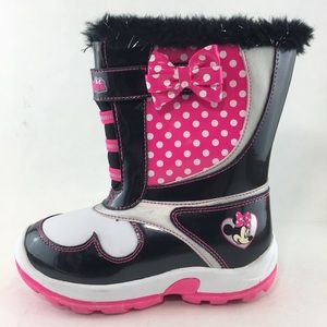 Disney Minnie Mouse Boots Girls 12